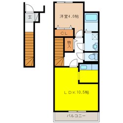 ルクプルⅡの物件間取画像